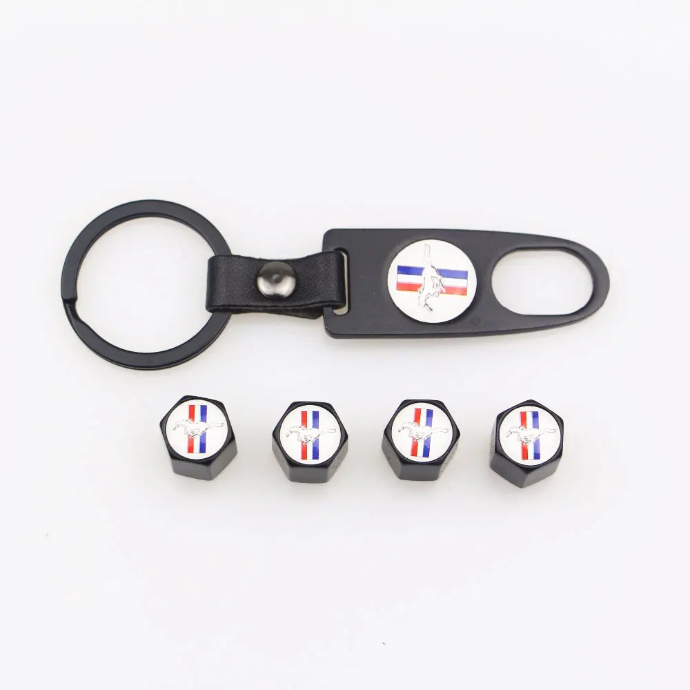 

4Pcs/Set Classic Mustang Anti-theft Chrome Car Wheel Tire Valve Stem Cap For Car/Motorcycle,Air Leakproof And Protection Your Va