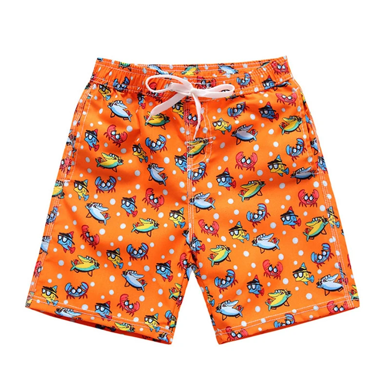 Шорты для мальчиков с принтом акулы, плавки для мальчиков-подростков, детские спортивные короткие штаны, детские пляжные шорты