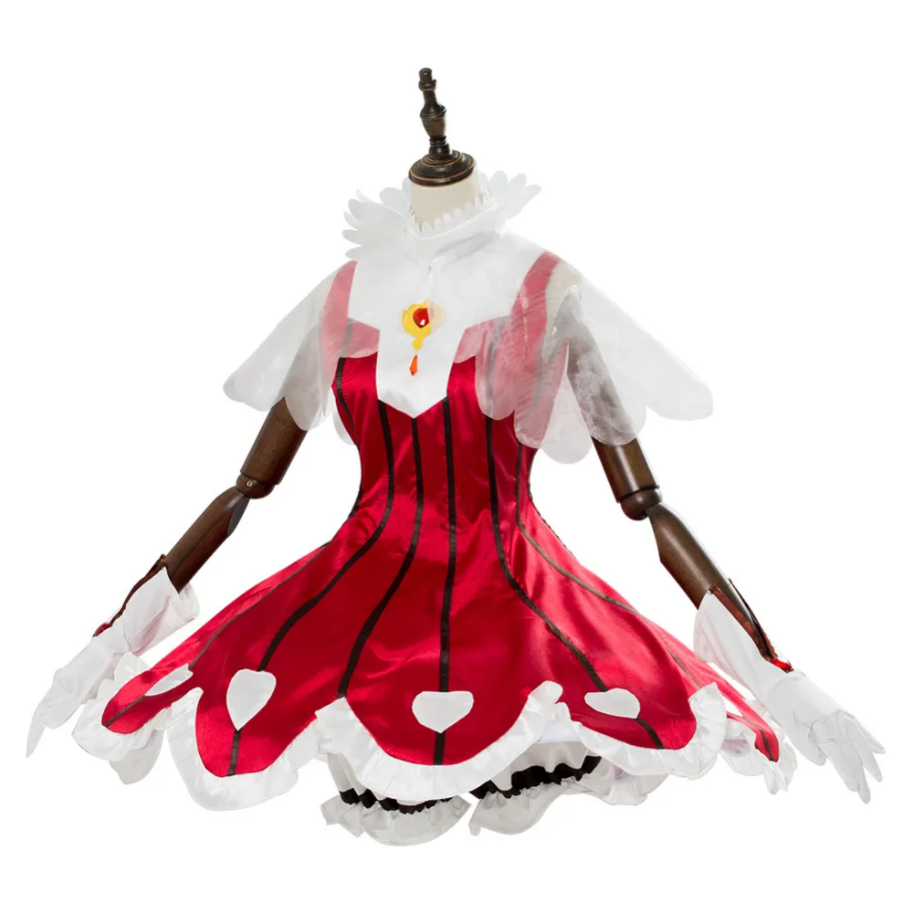 Cardcaptor Sakura костюм для косплея Kinomoto карнавальный CCS Clear Card Arc Rose Heart Rocket Beat