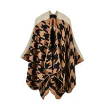 Brand Women Blanket Poncho Scarf Prorsum Cashmere Wool Scarfs Cape Winter Bufanda Manta font b Tartan