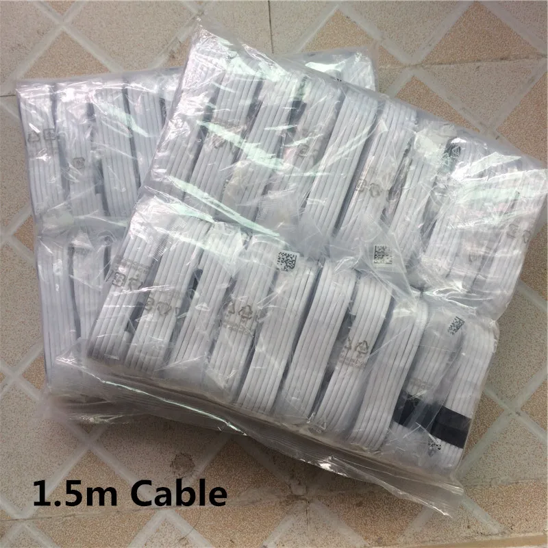 

500Pcs/lot 100% Original 1.5m Micro USB Fast Charger Cable Data Sync Charging for Samsung Galaxy S6 S7 Note 4 5 Edge S4 S3 HTC