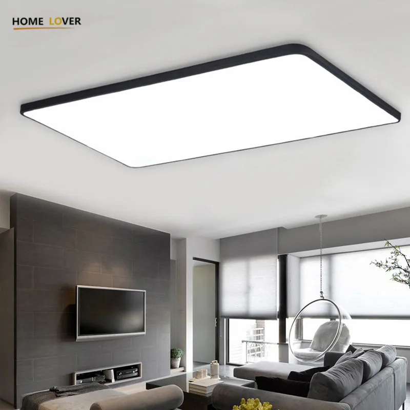 HomeLover современные светодиодные потолочные лампы для гостиной спальни кухни luminaria