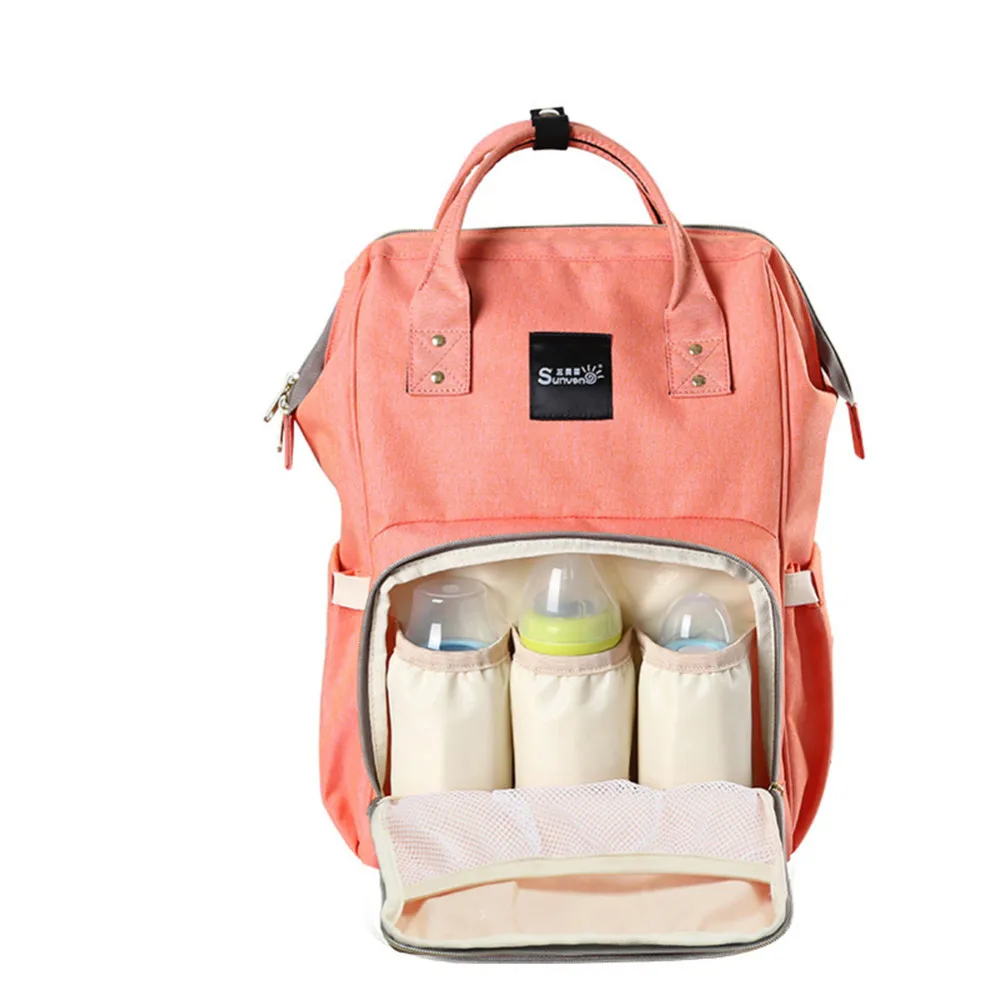 Sunveno модная сумка для подгузников для мам, брендовая Большая вместительная детская сумка, рюкзак для путешествий, дизайнерская сумка для ухода за ребенком