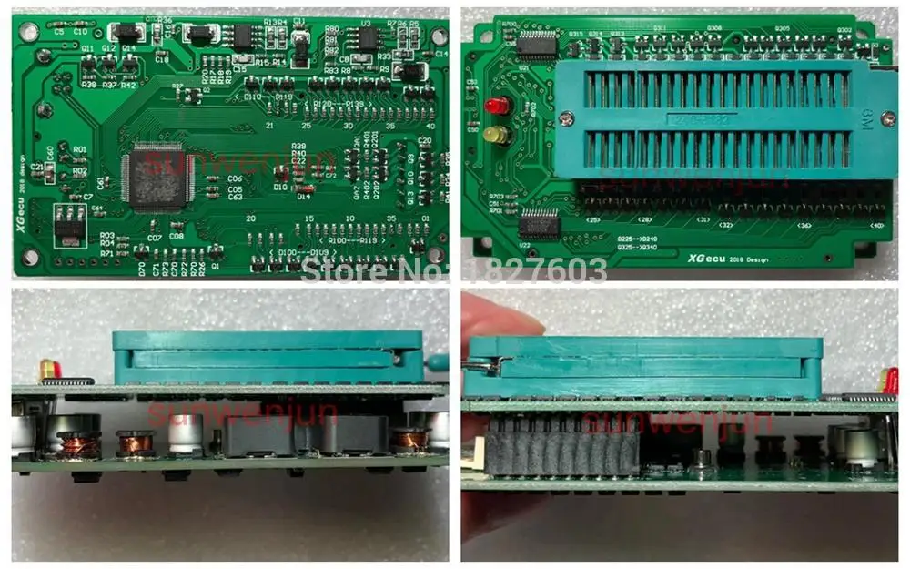  V9.00 XGecu TL866II Plus USB programador support15000 IC + 13 Uds Adaptador + SOP8 Testclip SPI NAN