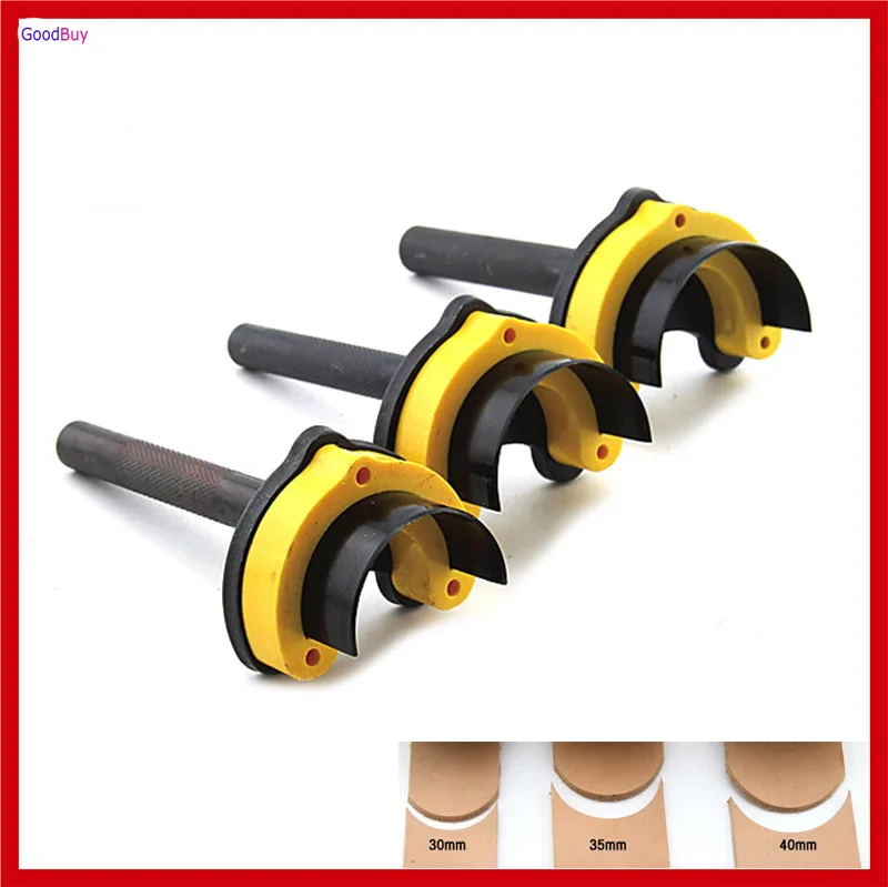 New 3pcs/set Half Circle U Shape Leather Punch Cutter Leather Belt
