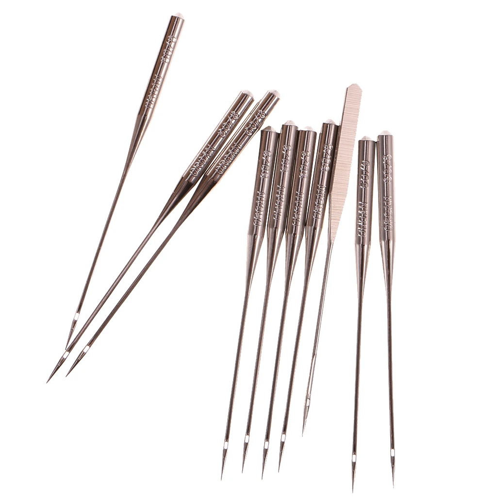 40pcs Sewing Machine Needles Home Threading Needles Size 60/8 65/9 70/10 75/11