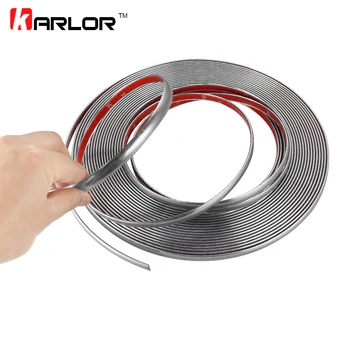 

Car Chrome Moulding Syling Trim Sticker for Ford focus 2 3 Fiesta Volkswagen VW passat b5 b6 b7 golf 4 7 5 6 polo Accessories