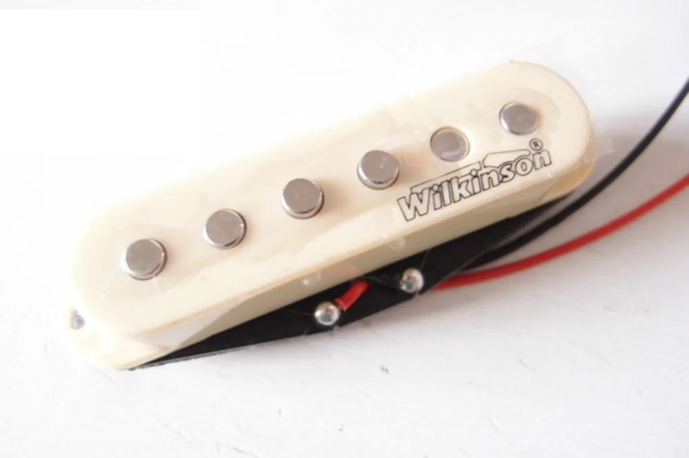 Белый Wilkinson Lic с высокой выходной одиночной катушкой подходит для Strat