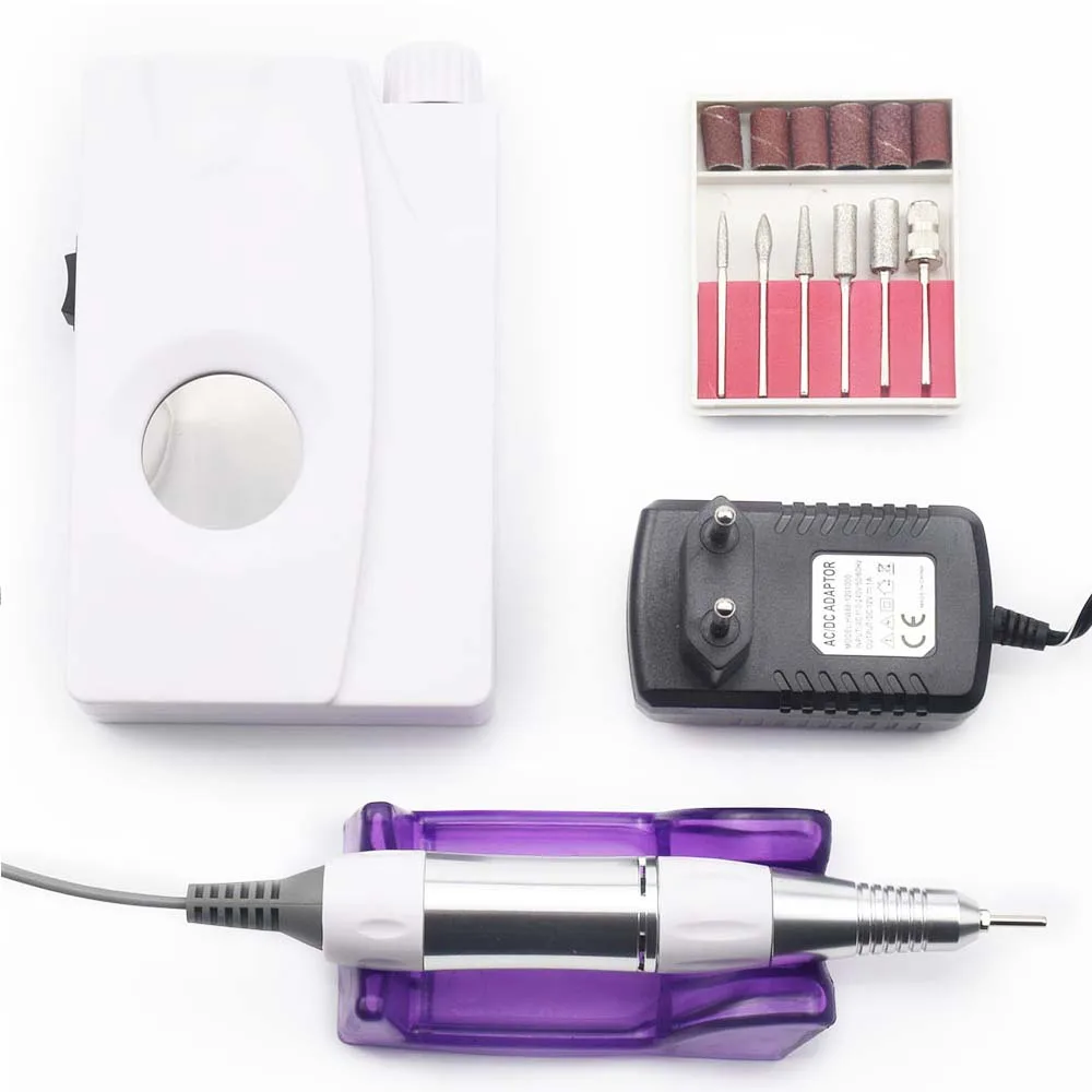 

30000RPM Portable Rechargeable Electric Nail Drill Machine Manicure Pedicure with LCD Display Manicure Machine Set Nail Tool