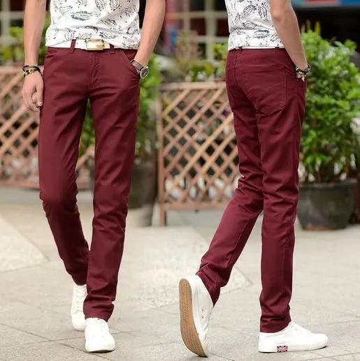 maroon khaki pants mens