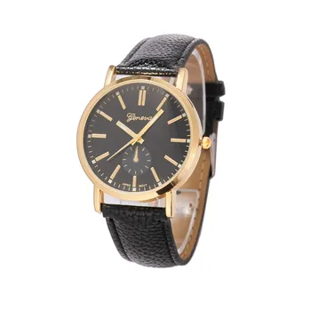 

GEMIXI HOT SALES Luxury Unisex Leather Band Analog Quartz Vogue WristWatch Watches Dropship 2018dropship