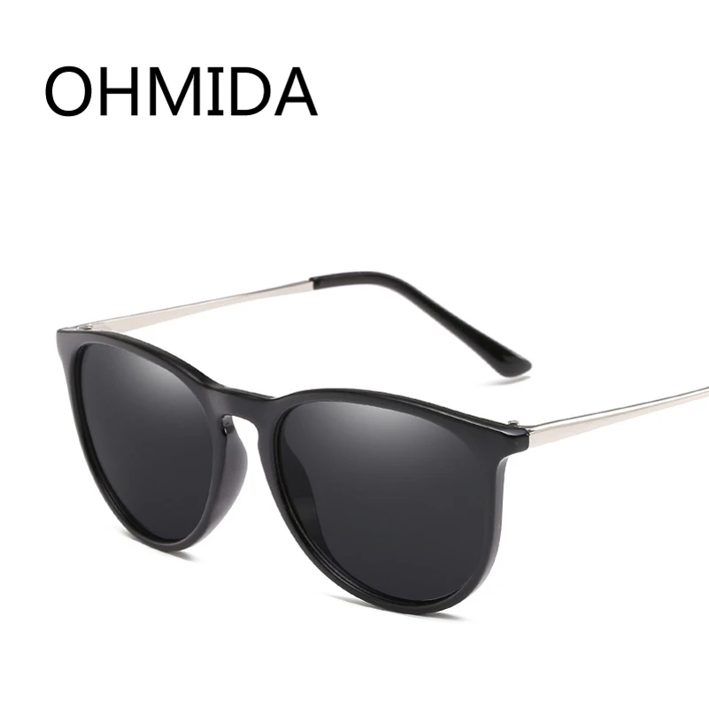 Ohmida новые Крупногабаритные площадь Солнцезащитные очки для женщин Для женщин дизайнер бренда большой один объектив Ман черный Защита от