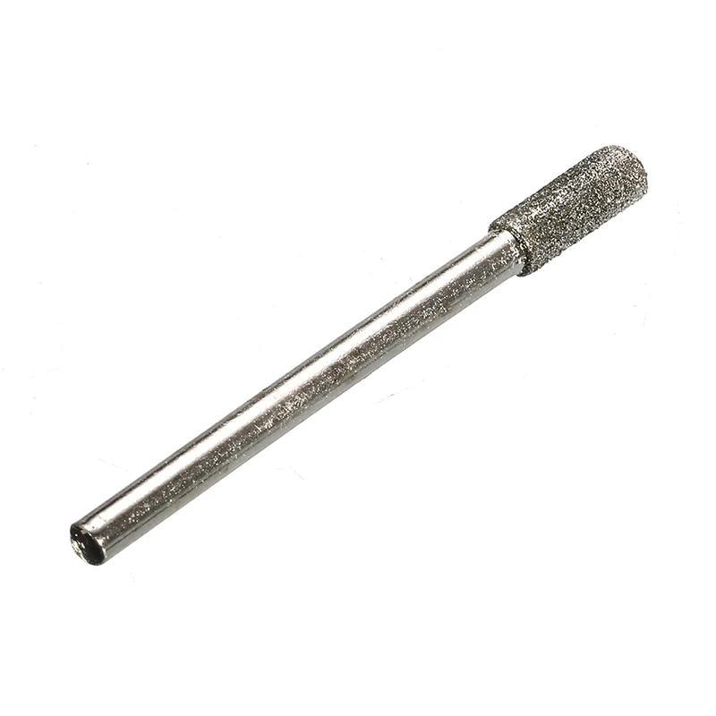 10 шт., 4 мм, цилиндрическая бензопила с алмазным покрытием, точилка для каменной пилы, резные шлифовальные инструменты