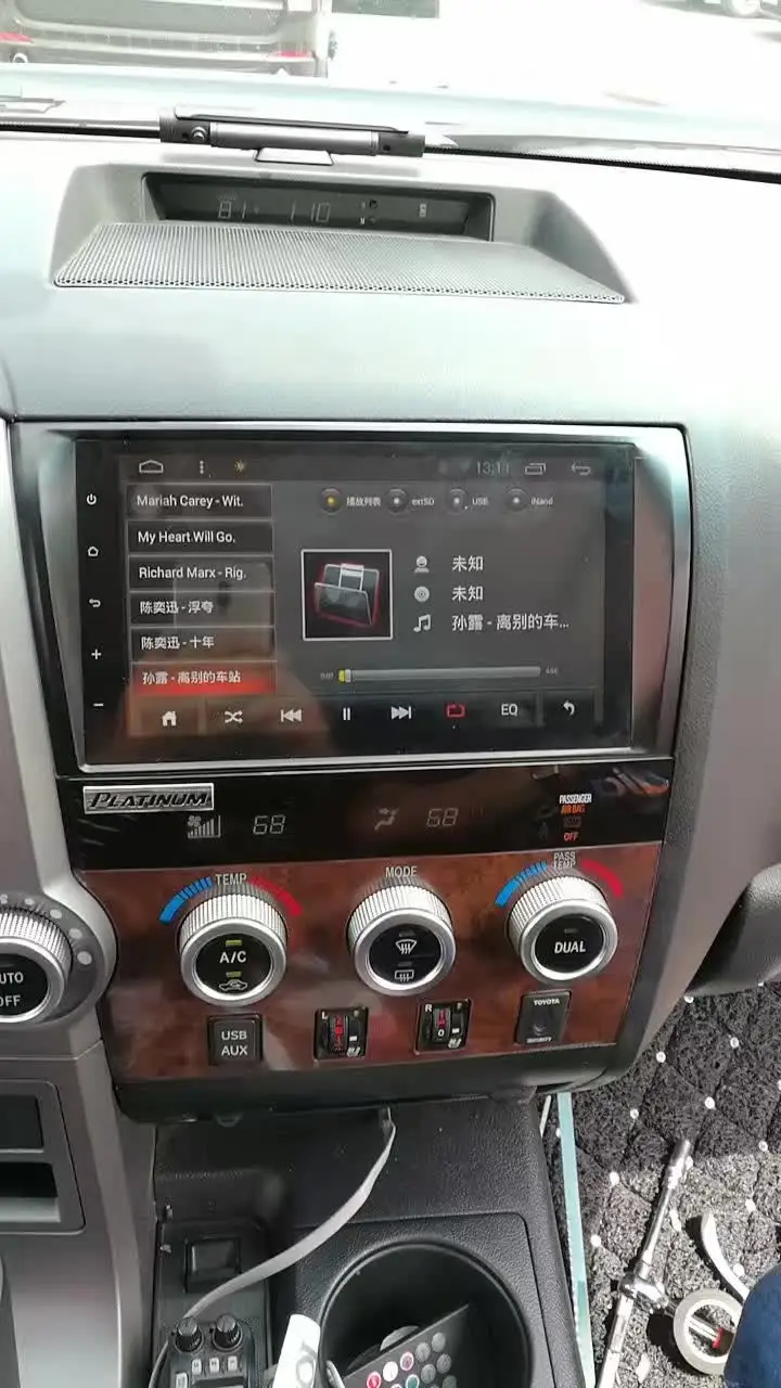 Top 9" Android Autoradio Headunit Head Unit Car Stereo Multimedia GPS for Toyota Sequoia Tundra 2010 2011 2012 2013 2014 2015 5