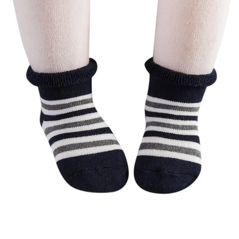 Baby Socks 2017 1 Pairs Cotton Soft Solid Socks for Baby Boys Girls Toddler Kids Child D50socks