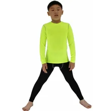 Детский Повседневный Комплект Нижнее белье с длинным рукавом плотно облегающие топ и Нижняя Мягкая дышащая база слои кальсоны для женщин Легкий