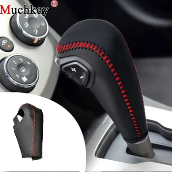

For Chevrolet Cruze 2015-2016 1.5T 1pc PU leather shift knob cover car cover Gear Case Car Interior Hand Brake Shift Knob Cover