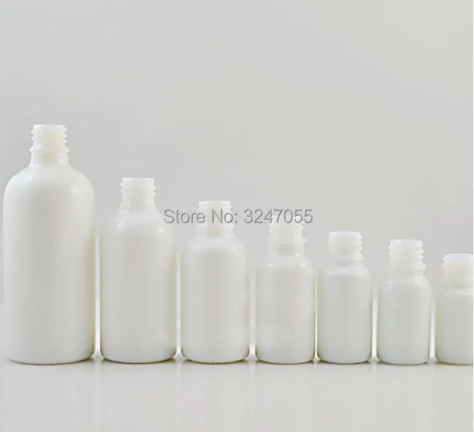 Элегантные пустые косметические эфирные масла 5 ml10ml15ml20ml30ml50ml100ml белые стеклянные