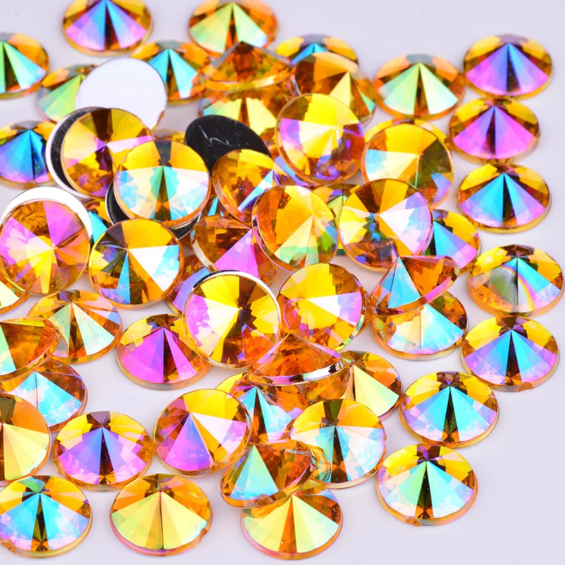Декоративные круглые Стразы для ногтей JUNAO 4 5 6 10 мм|crystal non hotfix|rhinestones roundnail art stones |
