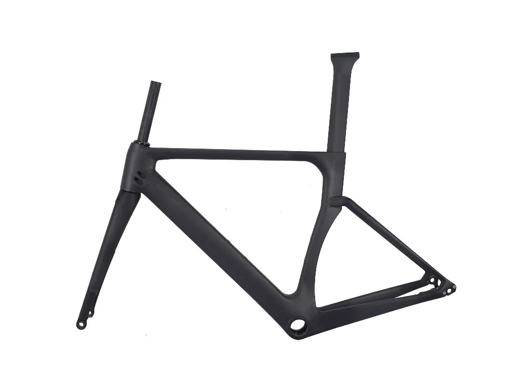 Clearance 2019 MIRACLE Disc Brake Carbon Road Bike Frame 142*12mm Cadre Carbone front 12*100mm and rear 12*142mm thru axle UD matte 2