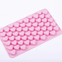 1 шт. 55 ручек серии в форме сердца силиконовые Замороженные ледяные пресс-формы для приготовления пищи резак для печенья формы для льда Форма для крема PF 006