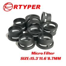 100 шт./пакет Топливная форсунка микрофильтр кольцо Тип фильтр ASNU78C 11,6*15,3*8,7 мм 12017