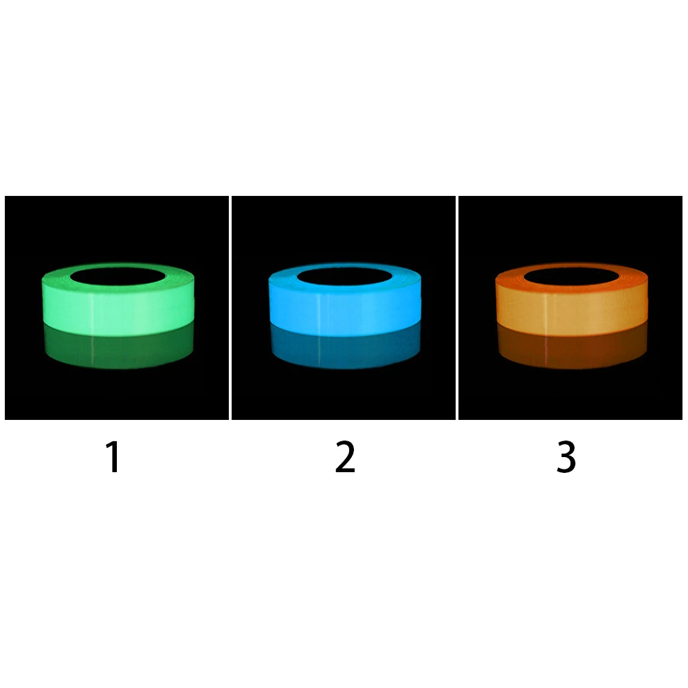 Лидер продаж, светоотражающая светящаяся лента, самоклеющаяся наклейка, съемная светящаяся лента, флуоресцентная светящаяся темная яркая Предупреждение ющая лента