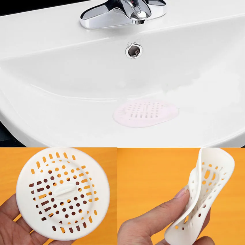 New 2015 Silicone Bath Kitchen Waste Sink Strainer Filter Net Drain