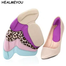 1 пара 2 в 1 женские силиконовые полезные Т-образные Нитки Толстые задние наклейки-Подпятники на высоком каблуке мягкий коврик