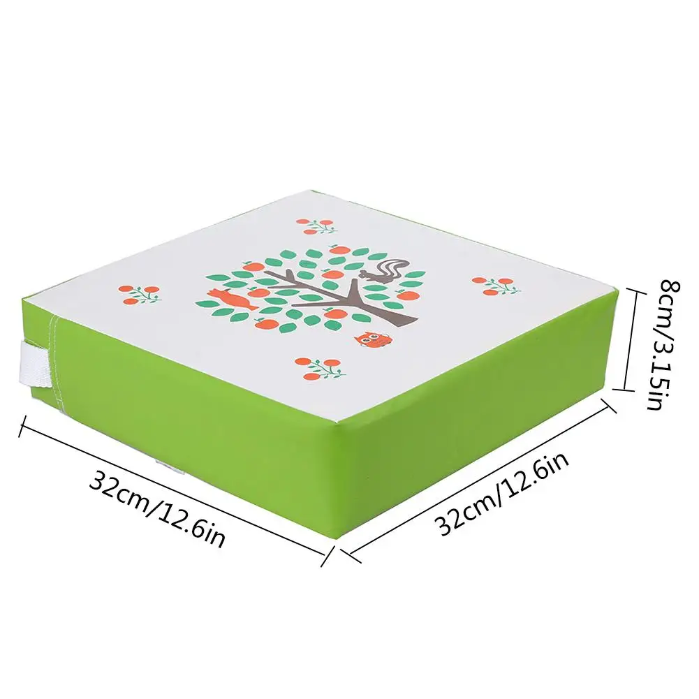 Детская подушка для стула, кожа, дерево мудрости, квадратная подушка для сидения, стол для стула и подушки для стула