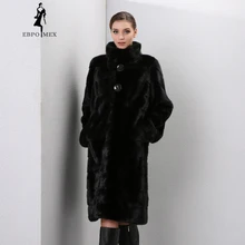 Winter Genuine Leather furs women fur coats Fashion long genuine coat mink fur coat real mink fur coat Winter Genuine Leather furs women fur coats Fashion long genuine coat mink fur coat real mink fur coat