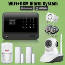 Etiger Venta Caliente GSM GPRS WiFi Alarma Antirrobo + Siren + Cámara de Red IP