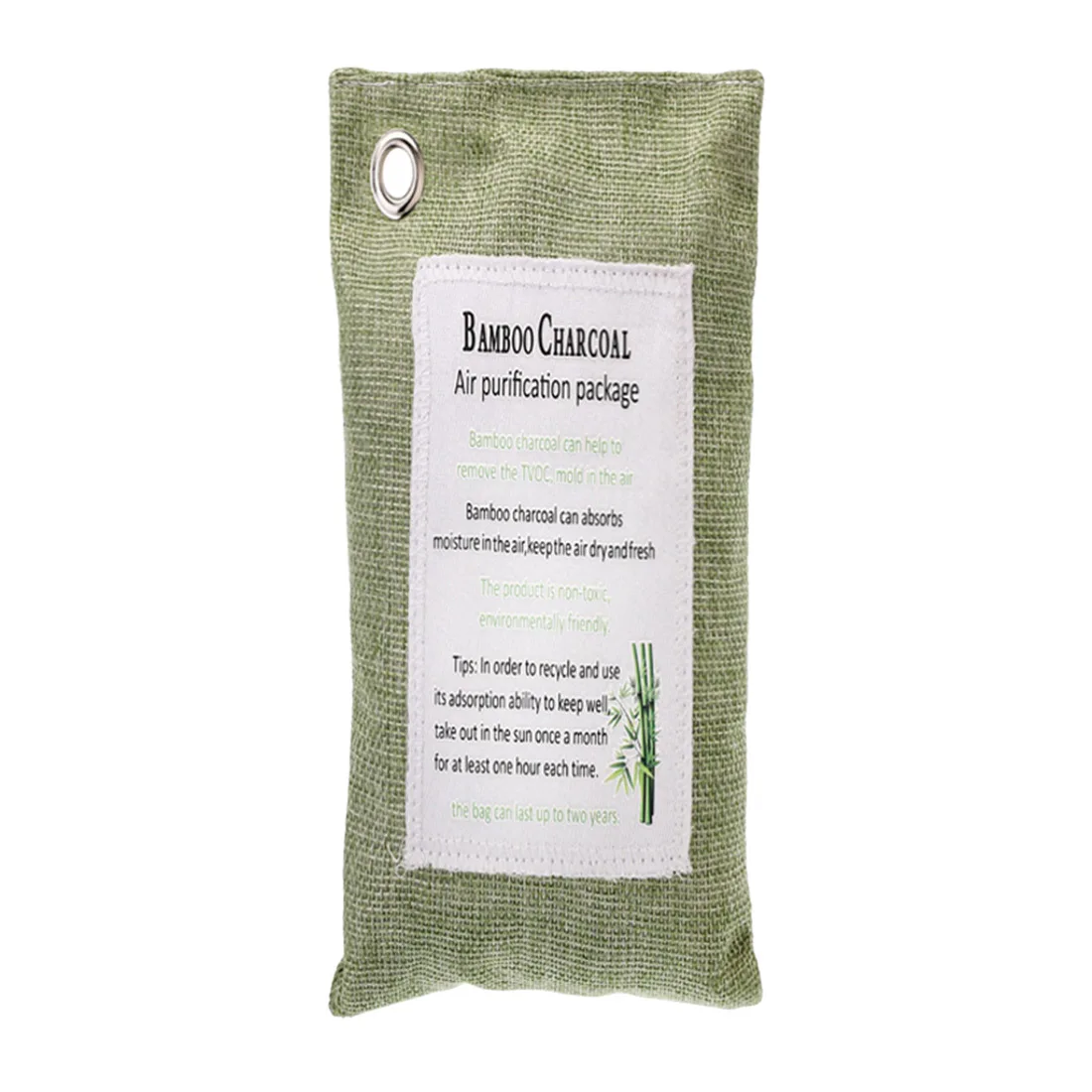 Натуральная сумка для очистки воздуха Ароматизатор воздуха очищающий Запах Eliminator Натуральный Бамбуковый Уголь захватывает мешок - Цвет: Light Green