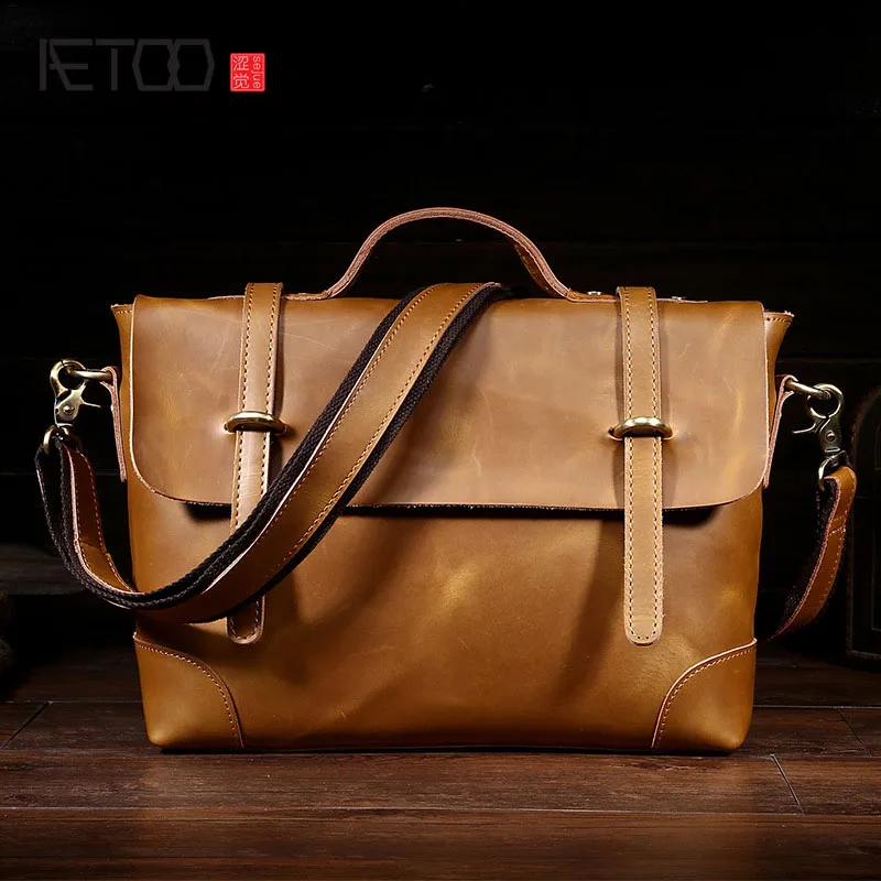1 2 Schulter Taschen Geneigt Aktentasche Crazy Leder Handtasche Tasche Freizeit Horse Neue Bjyl Herren Großhandel Mann 6qTwwZ