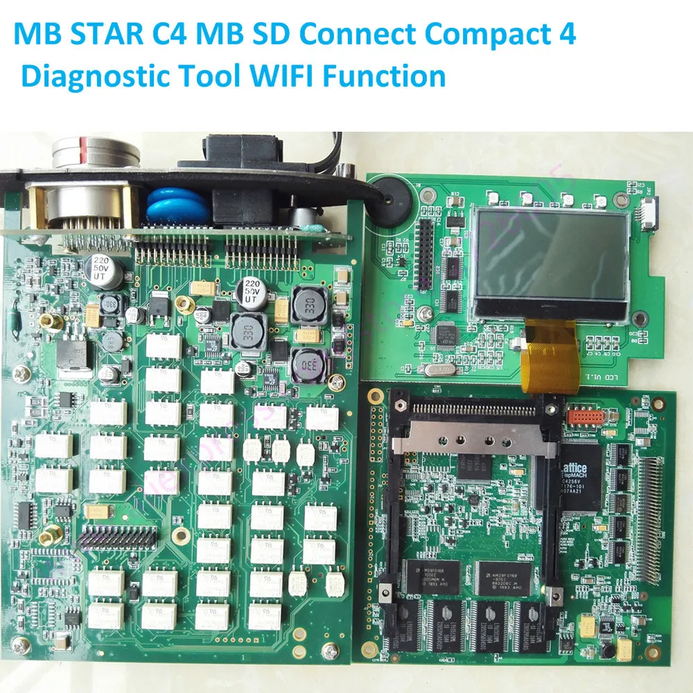 Полный чип MB STAR C4 SD Подключение компактный 4 диагностический инструмент с Wi-Fi программным обеспечением 201909 veдиамо с ноутбуком X200T