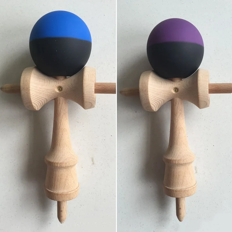 21,5 см Деревянный красочный шар Kendama PU краска умелая игрушка для жонглирования мяч традиционная для отдыха на открытом воздухе спортивная игра