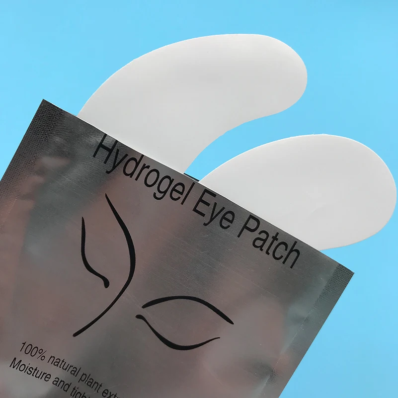 

100 pairs/lot silk eye pads tears free, under eye patch,false mink eyelash extension Lash eye pads Skin care