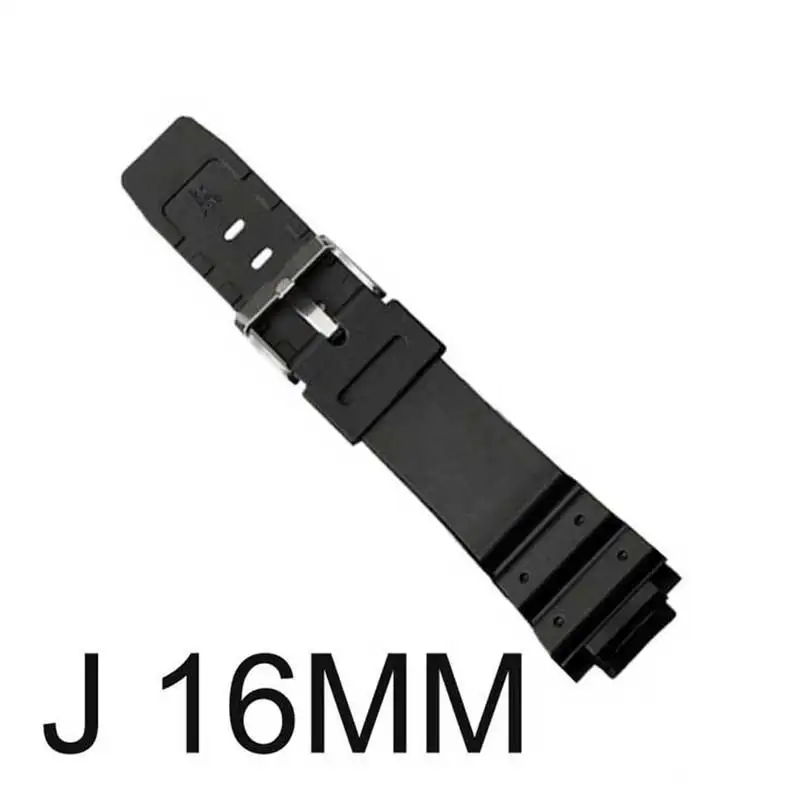 new Silicone band rubber band men sports diving black for CASIO replace electronic watch belt Watch Accessories