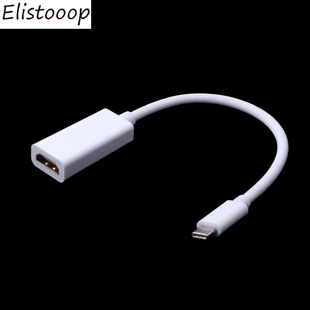 

Elistooop USB C to HDMI Adapter 4K 60Hz Type C 3.1 Male to HDMI Female Cable Adapter Converter for New MacBook