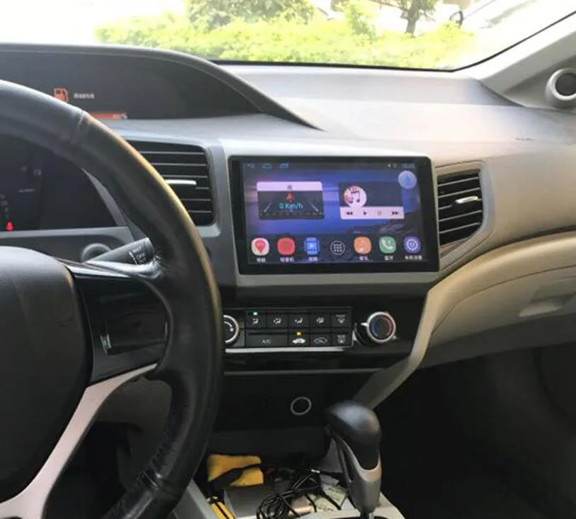 Clearance 10.1 Inch 2 DIN 4+64GB Android 9.0 For HONDA CIVIC 2012 2013 14 Car DVD Player Navigation GPS Radio Audio Video cassette Stereo 1