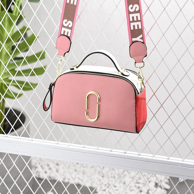 New 2019 Elegant Shoulder Bag Women Designer Luxury Handbags Women Bags Stitching Color Messenger Crossbody Bag for Women New 2019 Elegant Shoulder Bag Women Designer Luxury Handbags Women Bags Stitching Color Messenger Crossbody Bag for Women