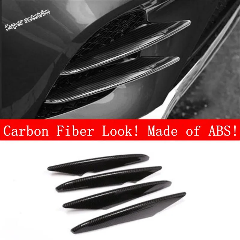 ABS Chrome Front Fog Light Lamp cover Trim pezzi per auto di