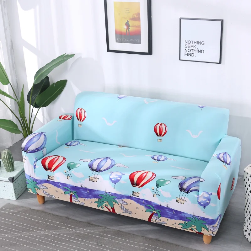 1/2/3/4 местный полиэстер диван Чехол Диван в Корейском стиле охватывают все включено эластичный чехол для дивана для Гостиная печати - Цвет: color3