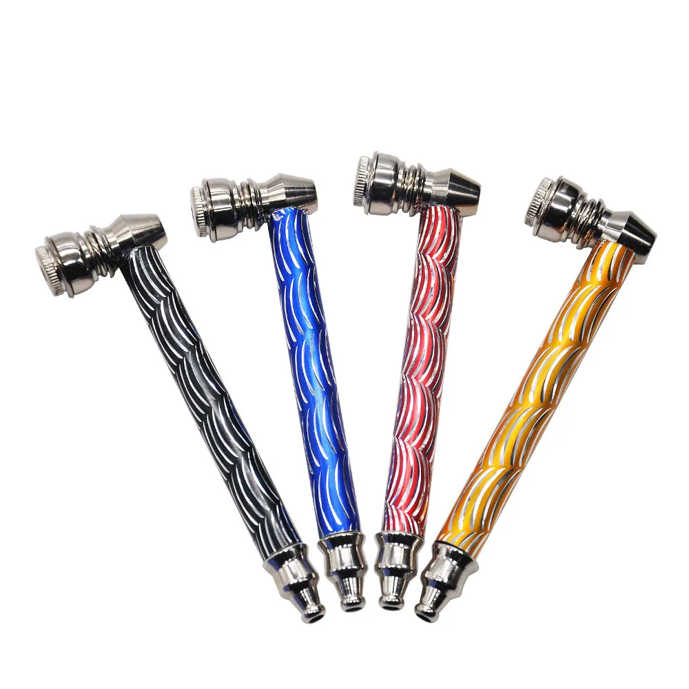 Buy 1PC Portable Metal Smoking Pipe Tobacco Herb