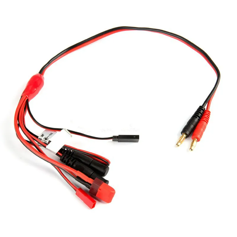 

B6 5 in 1 multi-function Charging Cables T Plug JST DC Plug to 4.0mm Banana Plug Low Current Lipo Battery Charging Wire for FPV