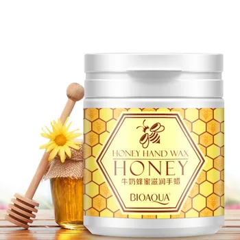 

BIOAQUA Milk Honey Moisturizing Hand Wax Hand Mask Nourish Whitening Exfoliating Hand Care Hand And Feet Mask SPA 170G