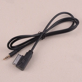 

CITALL AMI MMI AUX 3.5mm Jack Car Audio Music Interface Adapter Cable Black Fit for Skoda VW Passat Audi A5 Q5 Q7 S8 TT R8 A8