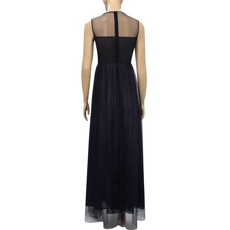 Женское вечернее Макси платье размера плюс 4XL 5XL, длинное женское кружевное элегантное платье с вышивкой размера плюс для женщин 3XL 4XL 5XL