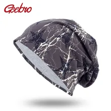 Geebro/для мужчин и женщин, вязаные шапки с принтом звезд, шапка, весенняя шапка, клетчатая хип-хоп свисающая шапка для мужчин, Cracker Skullies chapeu feminino
