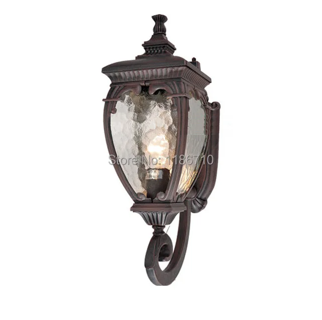Высококлассный уличный светильник, садовый светильник, водонепроницаемый настенный светильник в европейском стиле, винтажный настенный светильник, содержит светодиодный светильник